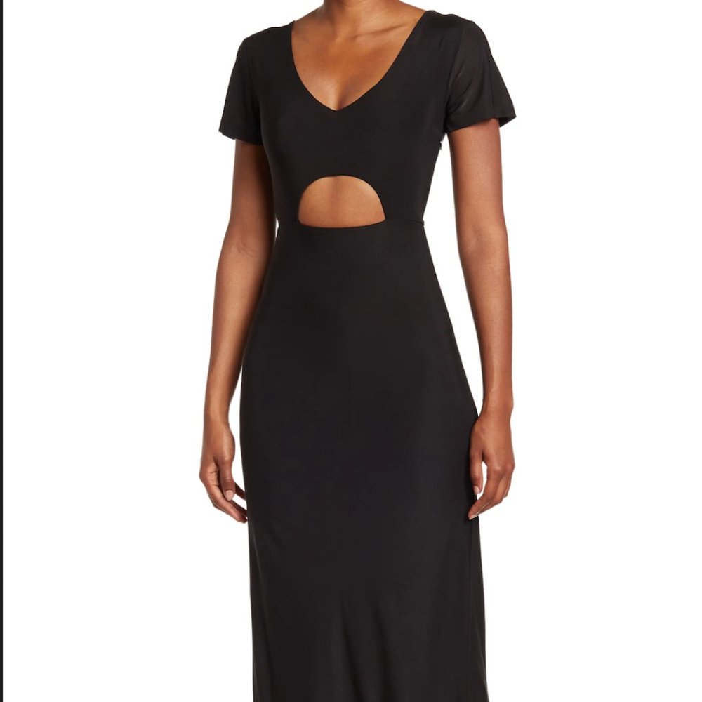 Love By Design Anjelina Slinky Cutout Maxi Dress